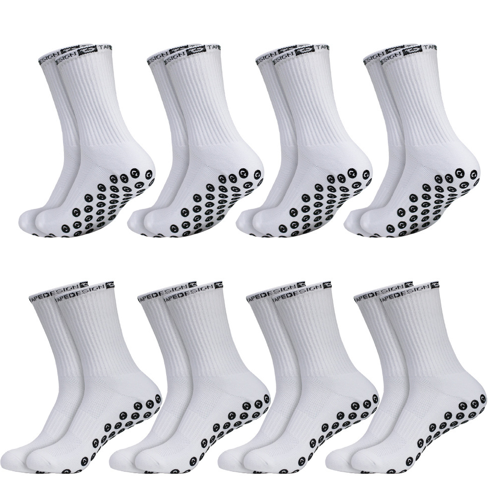 Badminton Grip - 8 пар нескользящих футбольных носков для